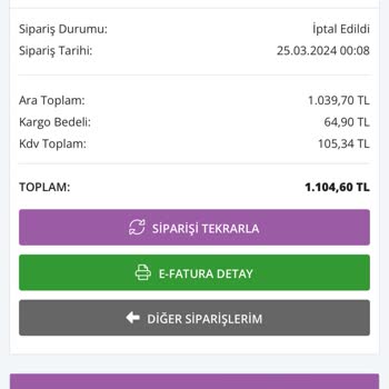 Senin Farkın İade Talebi İstiyorum
