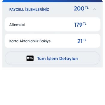 Paycell Yanlışlıkla Alınan 179 TL'lik Ödeme İçin İade Talebi