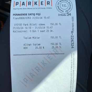 Galataport İstanbul Galataport AVM Otopark Ücreti