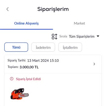 Pazarama Para İadesi Gerçekleştirilmedi