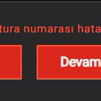 Hepsiburada D-Market Fatura No Hatası