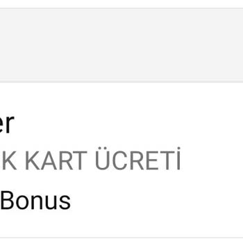 Garanti BBVA Yıllık Kart Aidatı İadesi