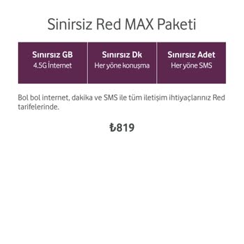 Vodafone Sınırsız Paket Sınırlı Çıktı!
