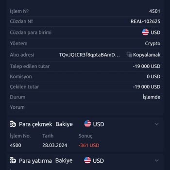 wallet skype Yatırım Hesabımdaki Engeller Ve Mağduriyetim