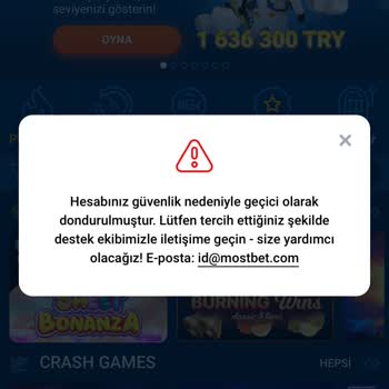 Mostbet Casino Hesap Dondurma Ve Para Çekemiyorum!