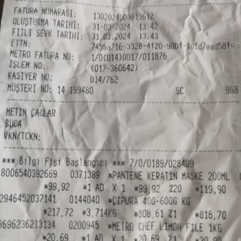 Metro Grossmarket Bayat Balık Satışı