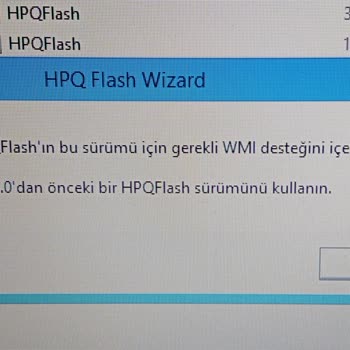 HP Bios Donma Sorunu