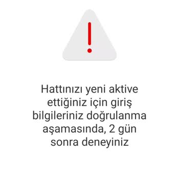 Vodafone Bilgilerin Doğrulama Aşaması