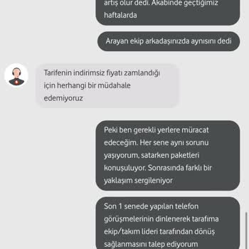 Vodafone Söylediği Vaatleri Unutup Faturayı Sürekli Şişiriyor