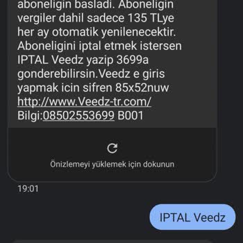 Veedz-tr.com Tek Tıklama İle Üyelik Ve Kesinti Sorunu