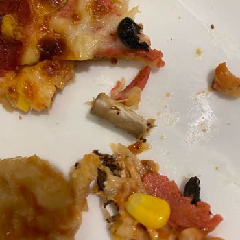 Pizza Hut Pizzadan Sigara Çıktı