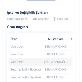 Tam Ödenmeyen İade Tatil Sepeti