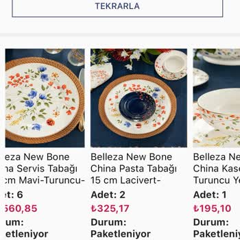 English Home Teslim Almadığım Ürünlerin Ücret İadesi Yapılmadı.