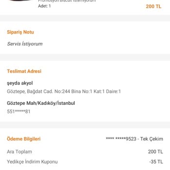 Trendyolgo Yemek Siparişim Teslim Edilmedi Ve Para İadem Sağlanmadı