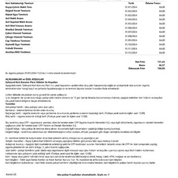Metlife Emeklilik ve Hayat Poliçe İçin Kesilen Tutarların İadesi