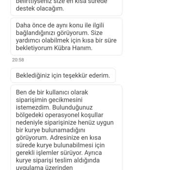 Yemeksepeti Yardım Merkezi İşini Yapmıyor!