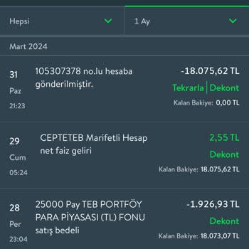 TEB Marifetli Hesap Altında Kesinti Yapmış