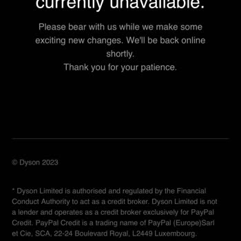 Dyson Hava Temizleyici Sipariş Hatası