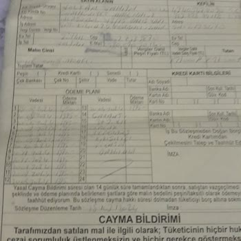 Aura Cebilon Memnun Değilim Urunu Geri Vermek İstiyorum