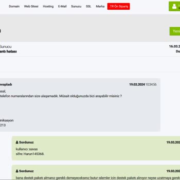 Natro Hosting'dan Uğradığım Mağduriyet