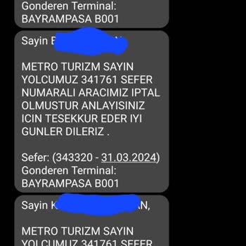 Metro Turizm'in Umursamazlığı