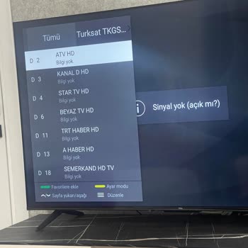 TCL Televizyon Sinyal Sorunu Yaşıyorum