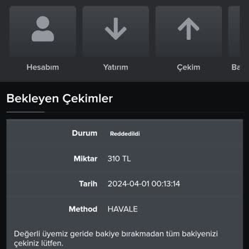 Betturkey Günlük Çekim Limitini Aştınız Hatası!