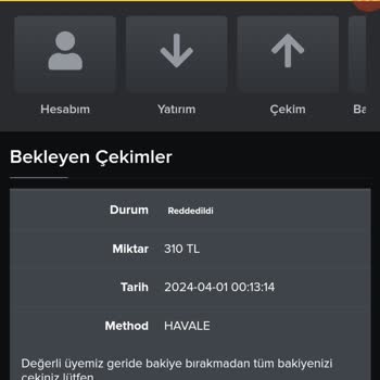 Betturkey Günlük Çekim Limitini Aştınız Hatası!