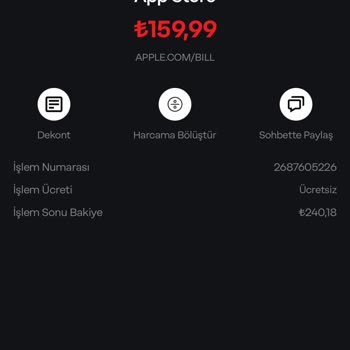 Papara Kendi Kendine 160 TL Çekti