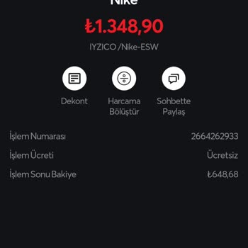 Nike Aldığım Ürün Siparişlerim Kısmında Gözükmüyor
