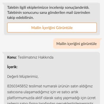 Trendyol Hatalı Ve Eksik Özellikli Ürün Teslimi