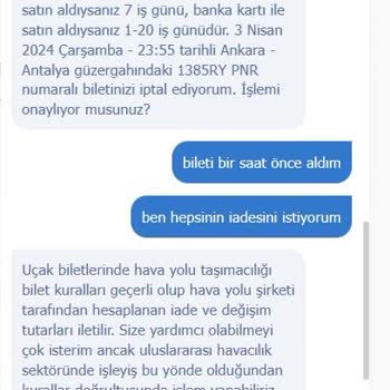 Anadolu Jet Skandal İade Politikası