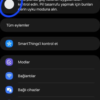 Samsung Telefon Yazılım Güncellemesinden Sonra Bazı Simgeler Yok.