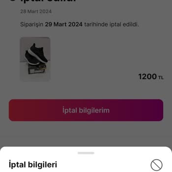 Adidas Sipariş İptali Sonrası İade Sorunu