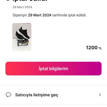 Adidas Sipariş İptali Sonrası İade Sorunu