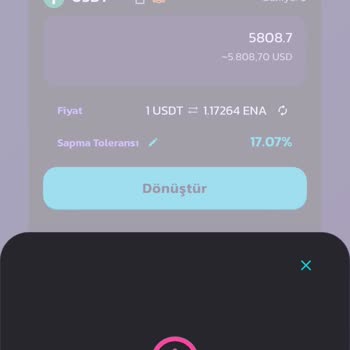 PancakeSwap Ena Coin Satamıyorum Hata Veriyor