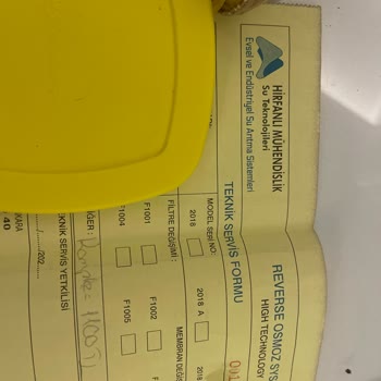 Su Arıtma Filtresi Suyu Arıtmıyor