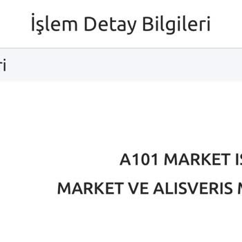 A101 İnternetten Alınan Ürünün Gönderilmemesi