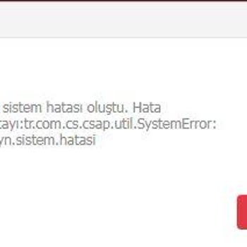 GİB İnternet Vergi Dairesi E Beyanname Sistem Hata Sorunu