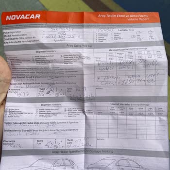 Novacar Kısa Süreli Kiralık Araçta Yaşanan Sorunlar
