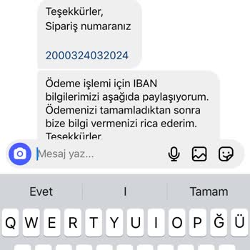 Rabi Mobilya adı kullanılarak açılan sosyal medya üzerinden Parasını Ödediğim Ürün Gönderilmedi