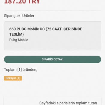 enucuzpubg.com Ürün Teslimatında Yaşanan Gecikme Ve Mağduriyet