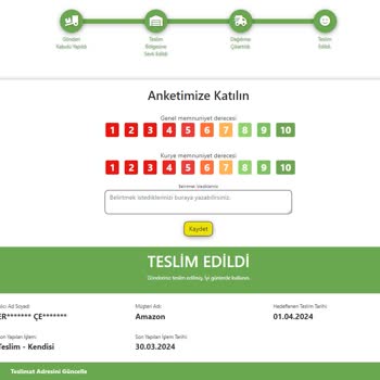 Agk Kurye Teslim Edilmeyen Ürün Teslim Edildi Gözüküyor