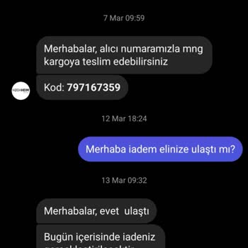 Hoghheim İade Alınan Ürünün Ücretini İade Edilmedi