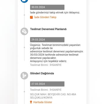 MNG Kargo Konya İhsaniye Şubesi Yalanları