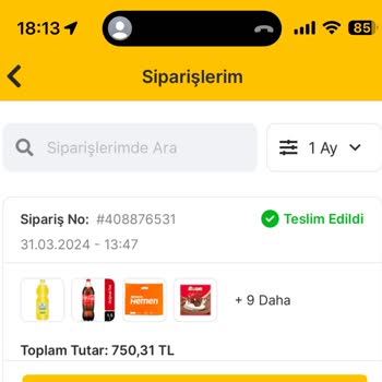 Migros Bozuk Süt Ve Ziyan Olan Malzemelerim