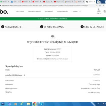 Robo Türkiye Den Alınan Ama Gelmeyen Alışveriş