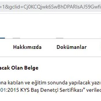 Szutest Belgelendirme İrca Onaysız Eğitimler