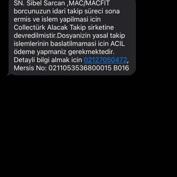 MACfit (İstanbul Anadolu) Macfit Habersiz Üyelik Yapıldı