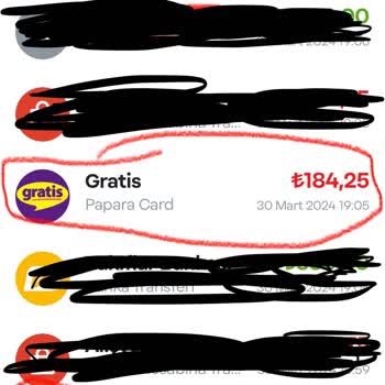 Gratis'te Param İki Kez Çekildi